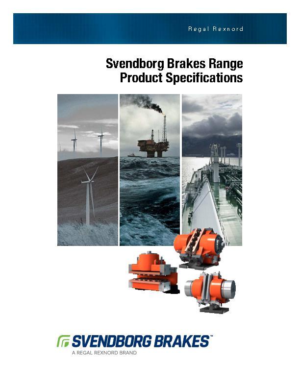 Svendborg Brakes Range Product Specifications