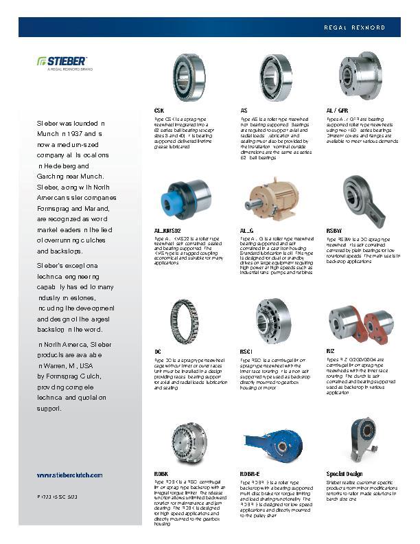 Stieber Clutch Line Card